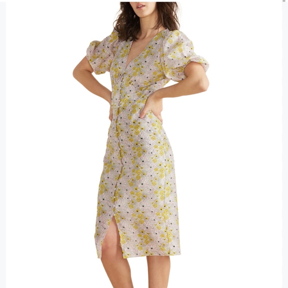 NWT Mink Pink - Mitta Floral Midid Dress‎ Size S Multi